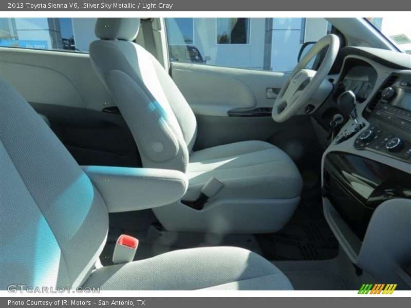 Silver Sky Metallic / Light Gray 2013 Toyota Sienna V6