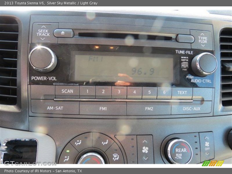 Silver Sky Metallic / Light Gray 2013 Toyota Sienna V6
