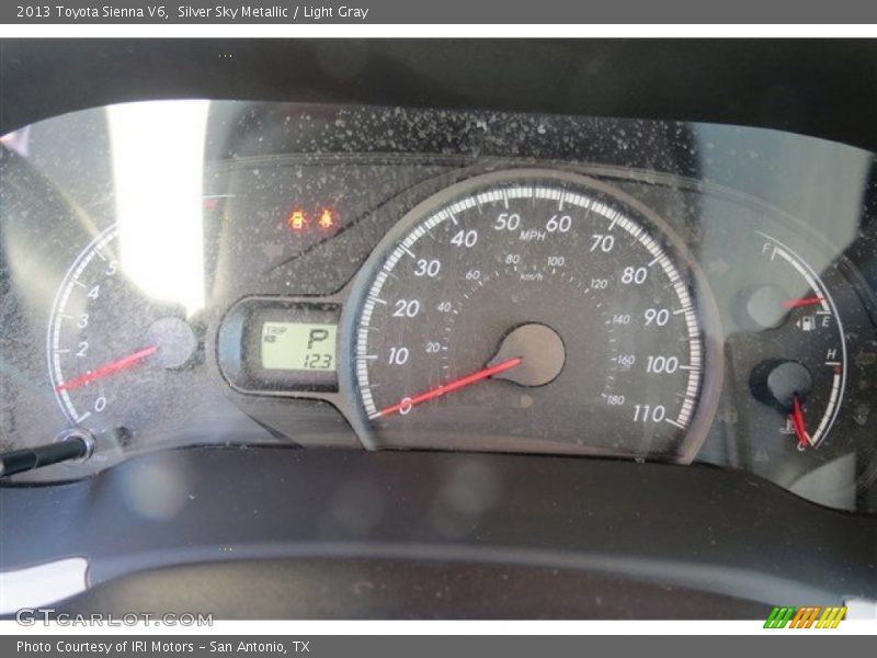 Silver Sky Metallic / Light Gray 2013 Toyota Sienna V6