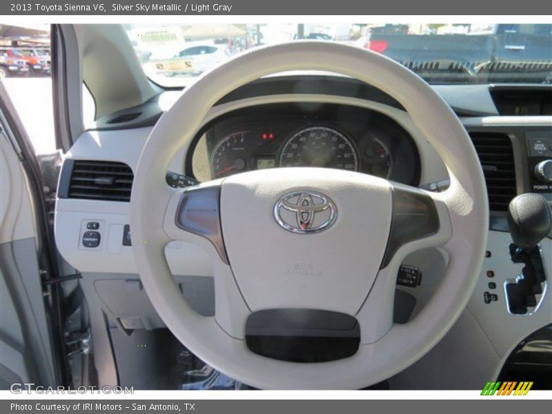 Silver Sky Metallic / Light Gray 2013 Toyota Sienna V6