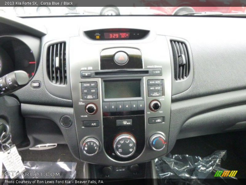 Corsa Blue / Black 2013 Kia Forte SX