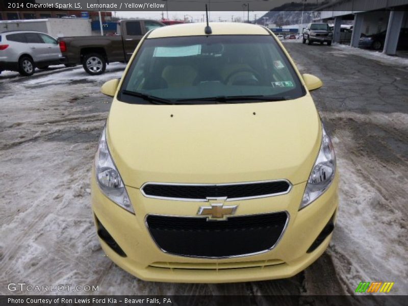 Lemonade / Yellow/Yellow 2014 Chevrolet Spark LS