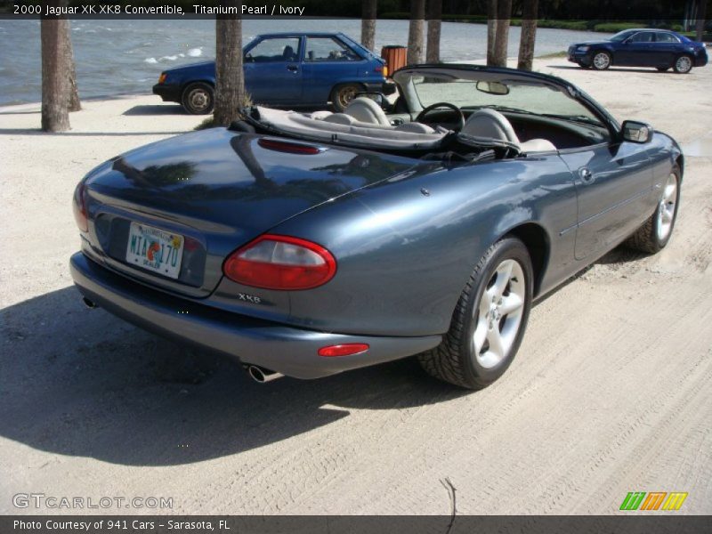 Titanium Pearl / Ivory 2000 Jaguar XK XK8 Convertible