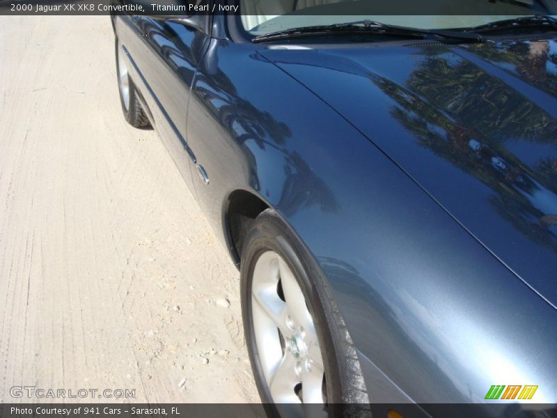 Titanium Pearl / Ivory 2000 Jaguar XK XK8 Convertible
