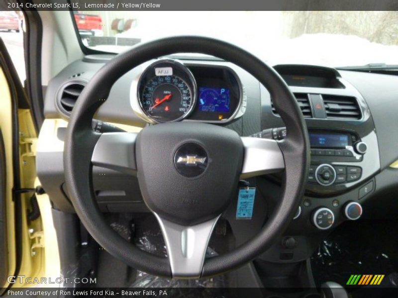 Lemonade / Yellow/Yellow 2014 Chevrolet Spark LS
