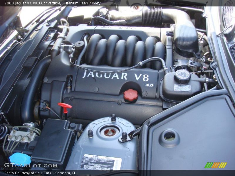 Titanium Pearl / Ivory 2000 Jaguar XK XK8 Convertible