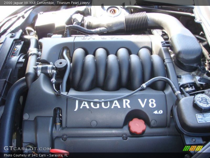 Titanium Pearl / Ivory 2000 Jaguar XK XK8 Convertible