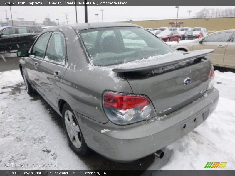 Steel Gray Metallic / Anthracite Black 2006 Subaru Impreza 2.5i Sedan