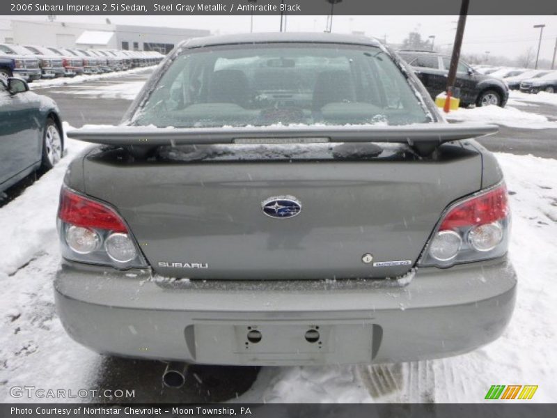 Steel Gray Metallic / Anthracite Black 2006 Subaru Impreza 2.5i Sedan
