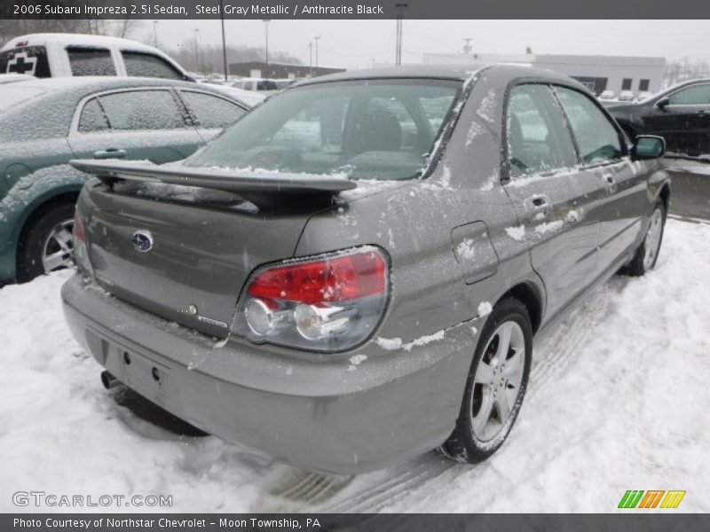 Steel Gray Metallic / Anthracite Black 2006 Subaru Impreza 2.5i Sedan