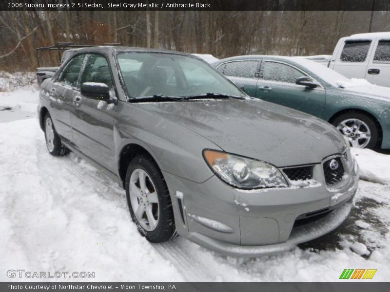 Steel Gray Metallic / Anthracite Black 2006 Subaru Impreza 2.5i Sedan