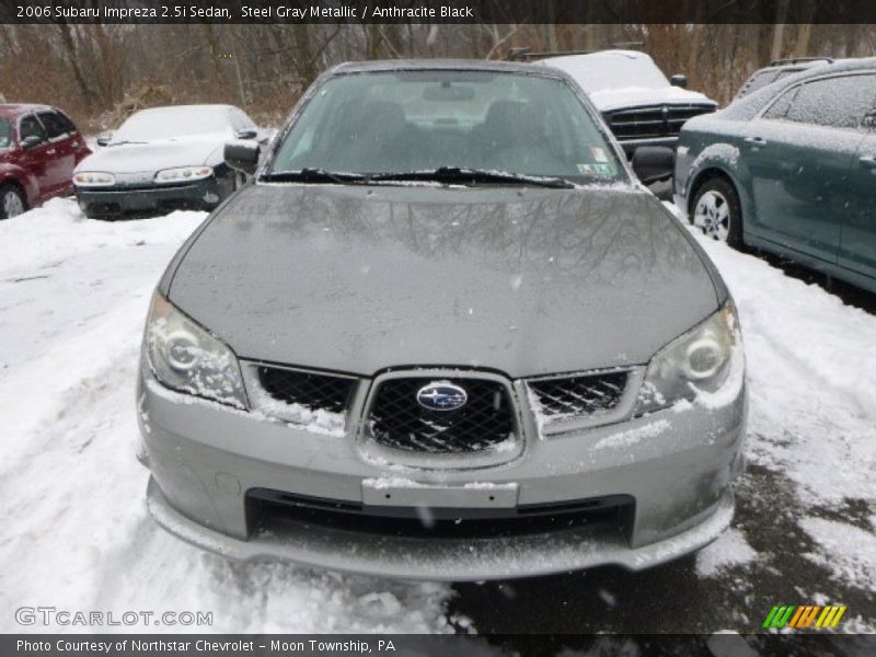 Steel Gray Metallic / Anthracite Black 2006 Subaru Impreza 2.5i Sedan