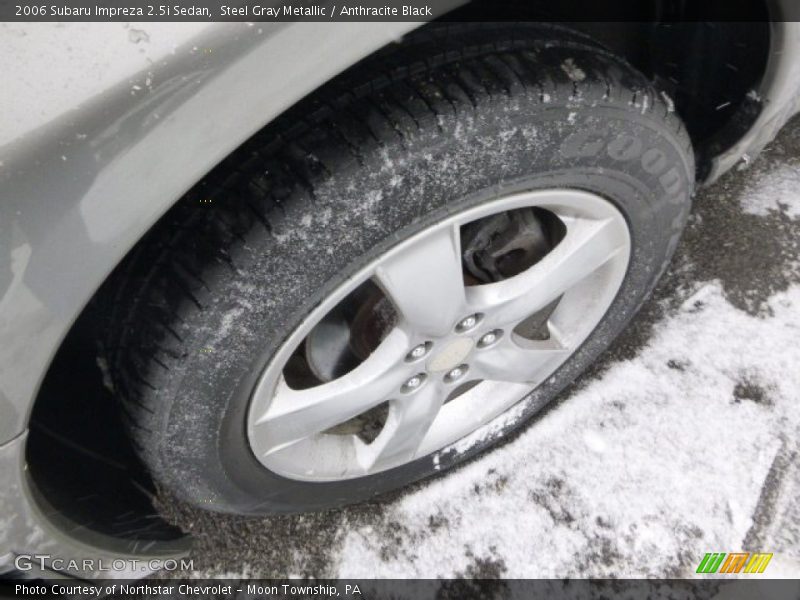 Steel Gray Metallic / Anthracite Black 2006 Subaru Impreza 2.5i Sedan