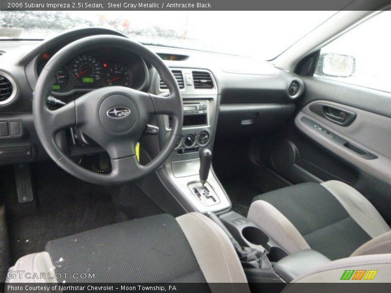 Steel Gray Metallic / Anthracite Black 2006 Subaru Impreza 2.5i Sedan