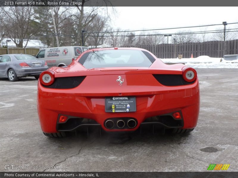 Rosso Corsa / Beige 2013 Ferrari 458 Italia