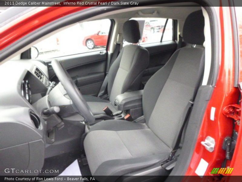 Inferno Red Crystal Pearl / Dark Slate Gray 2011 Dodge Caliber Mainstreet