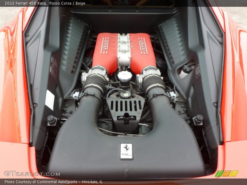  2013 458 Italia Engine - 4.5 Liter DI DOHC 32-Valve VVT V8