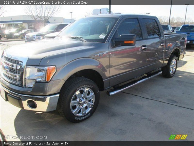 Sterling Grey / Steel Grey 2014 Ford F150 XLT SuperCrew
