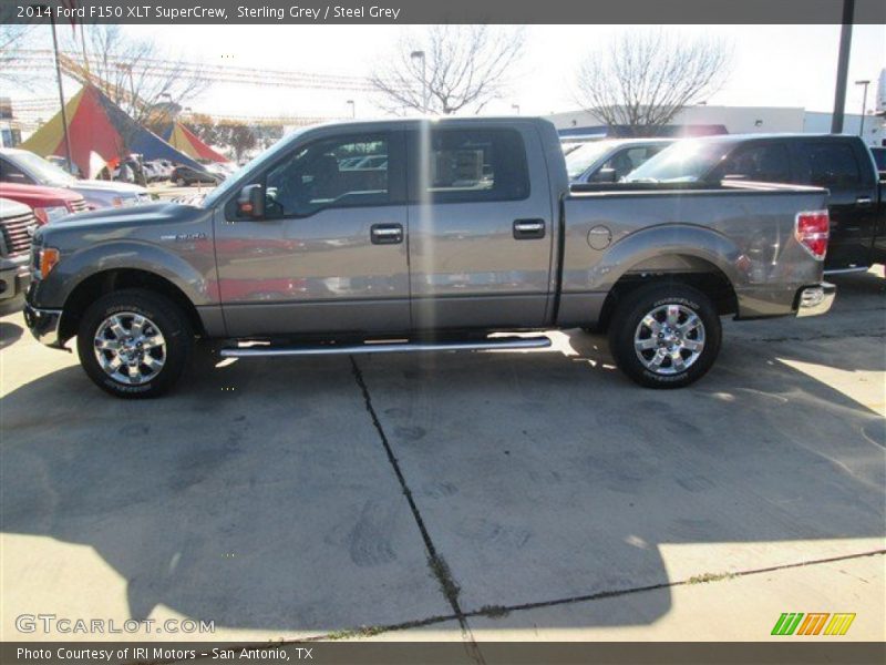 Sterling Grey / Steel Grey 2014 Ford F150 XLT SuperCrew
