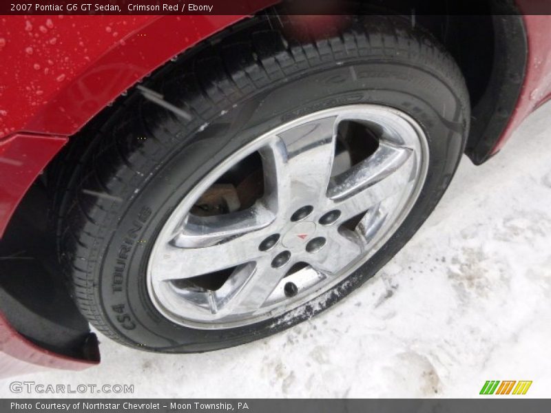 Crimson Red / Ebony 2007 Pontiac G6 GT Sedan