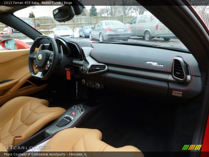 Dashboard of 2013 458 Italia
