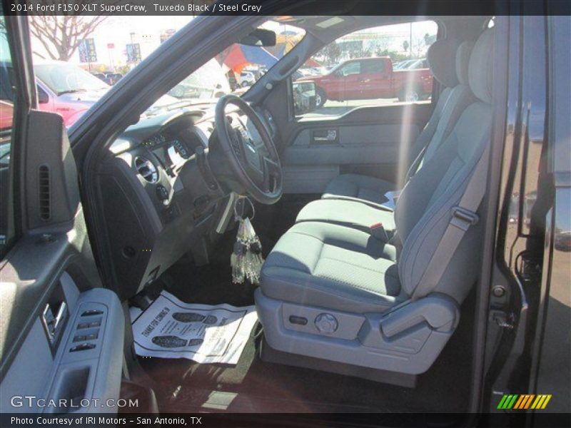Tuxedo Black / Steel Grey 2014 Ford F150 XLT SuperCrew
