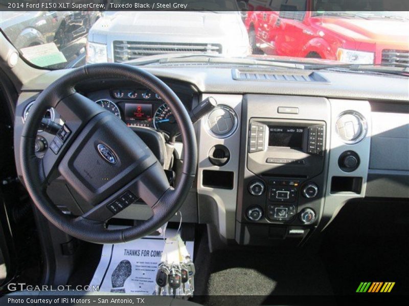 Tuxedo Black / Steel Grey 2014 Ford F150 XLT SuperCrew