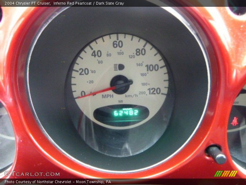 Inferno Red Pearlcoat / Dark Slate Gray 2004 Chrysler PT Cruiser