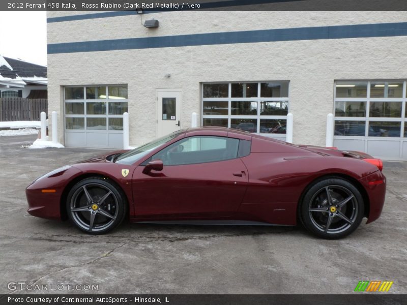  2012 458 Italia Rosso Rubino (Dark Red Metallic)