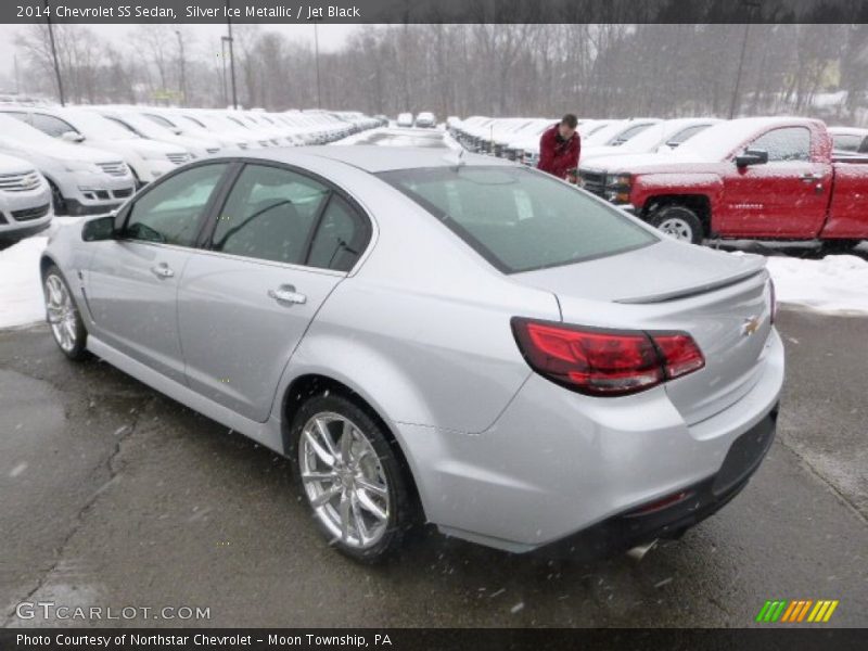 Silver Ice Metallic / Jet Black 2014 Chevrolet SS Sedan