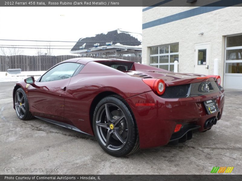  2012 458 Italia Rosso Rubino (Dark Red Metallic)