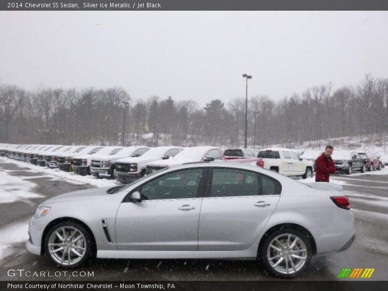 Silver Ice Metallic / Jet Black 2014 Chevrolet SS Sedan