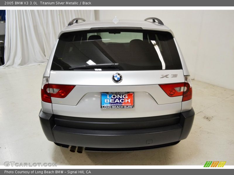 Titanium Silver Metallic / Black 2005 BMW X3 3.0i