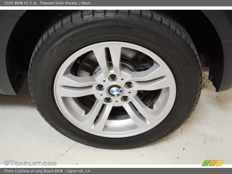 Titanium Silver Metallic / Black 2005 BMW X3 3.0i