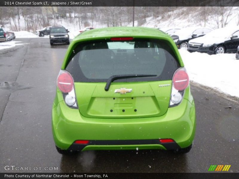 Jalapeno / Silver/Green 2014 Chevrolet Spark LT