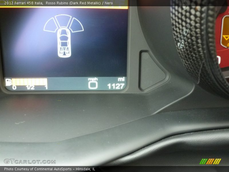Rosso Rubino (Dark Red Metallic) / Nero 2012 Ferrari 458 Italia