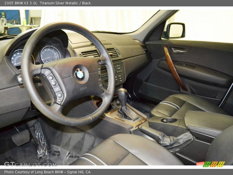 Titanium Silver Metallic / Black 2005 BMW X3 3.0i