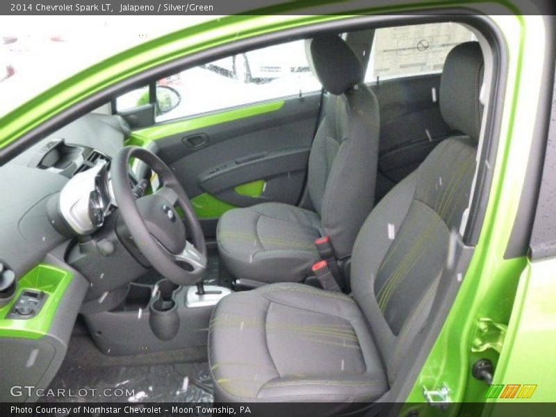 Jalapeno / Silver/Green 2014 Chevrolet Spark LT