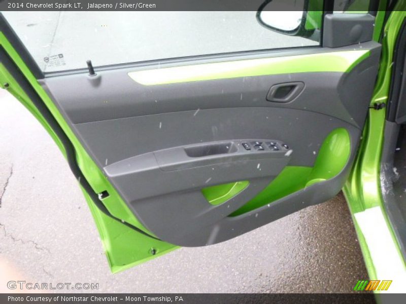Jalapeno / Silver/Green 2014 Chevrolet Spark LT