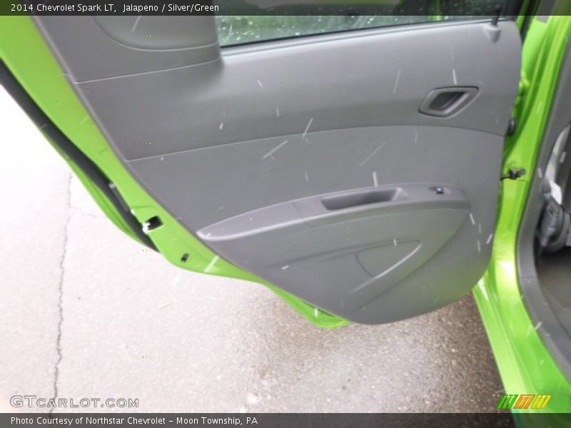 Jalapeno / Silver/Green 2014 Chevrolet Spark LT
