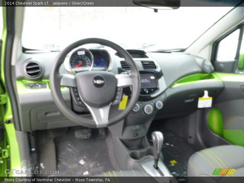 Jalapeno / Silver/Green 2014 Chevrolet Spark LT