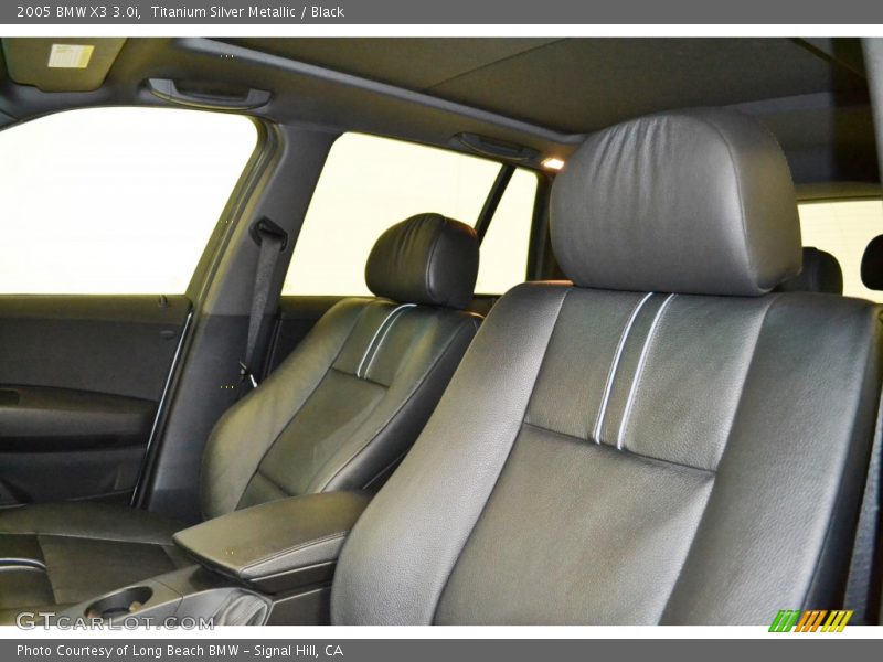 Titanium Silver Metallic / Black 2005 BMW X3 3.0i
