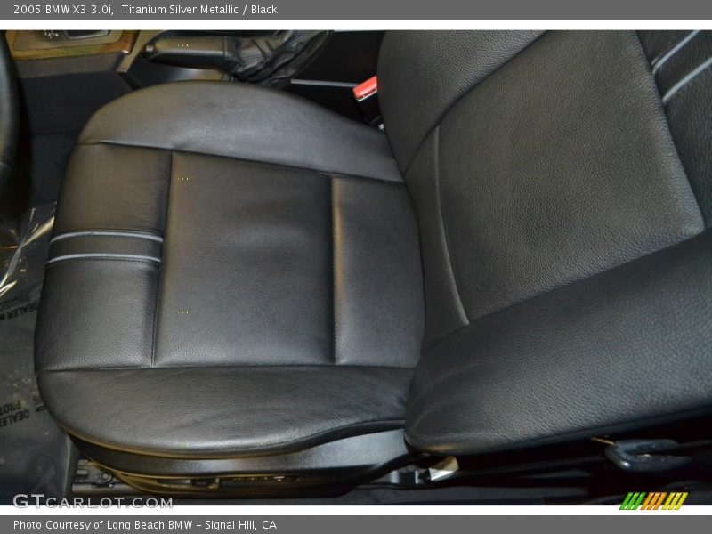 Titanium Silver Metallic / Black 2005 BMW X3 3.0i