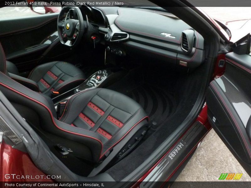  2012 458 Italia Nero Interior