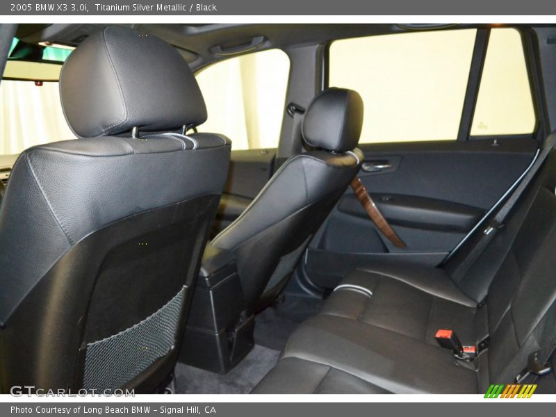 Titanium Silver Metallic / Black 2005 BMW X3 3.0i