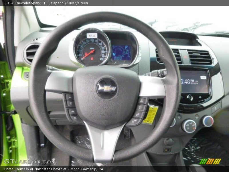 Jalapeno / Silver/Green 2014 Chevrolet Spark LT