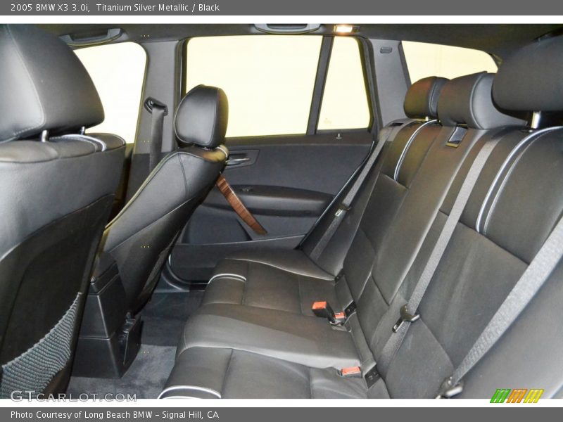 Titanium Silver Metallic / Black 2005 BMW X3 3.0i