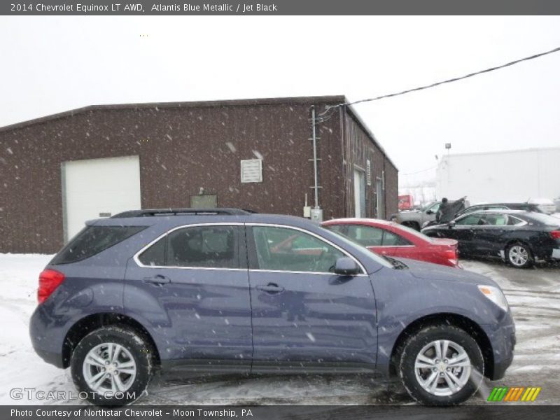 Atlantis Blue Metallic / Jet Black 2014 Chevrolet Equinox LT AWD