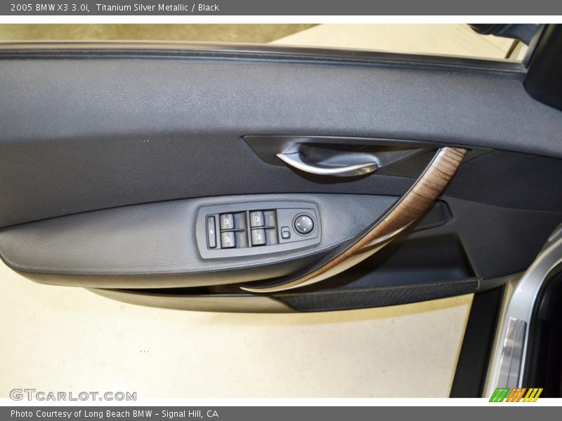 Titanium Silver Metallic / Black 2005 BMW X3 3.0i