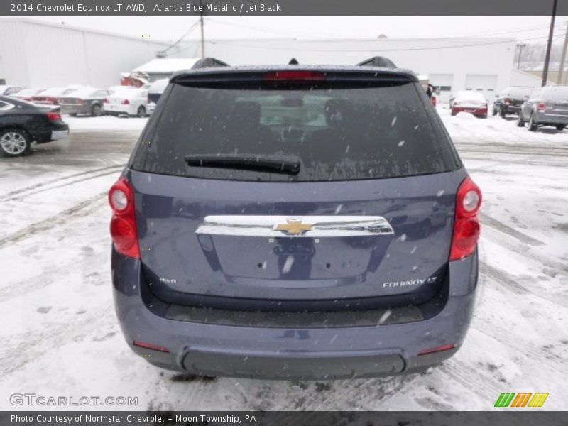 Atlantis Blue Metallic / Jet Black 2014 Chevrolet Equinox LT AWD